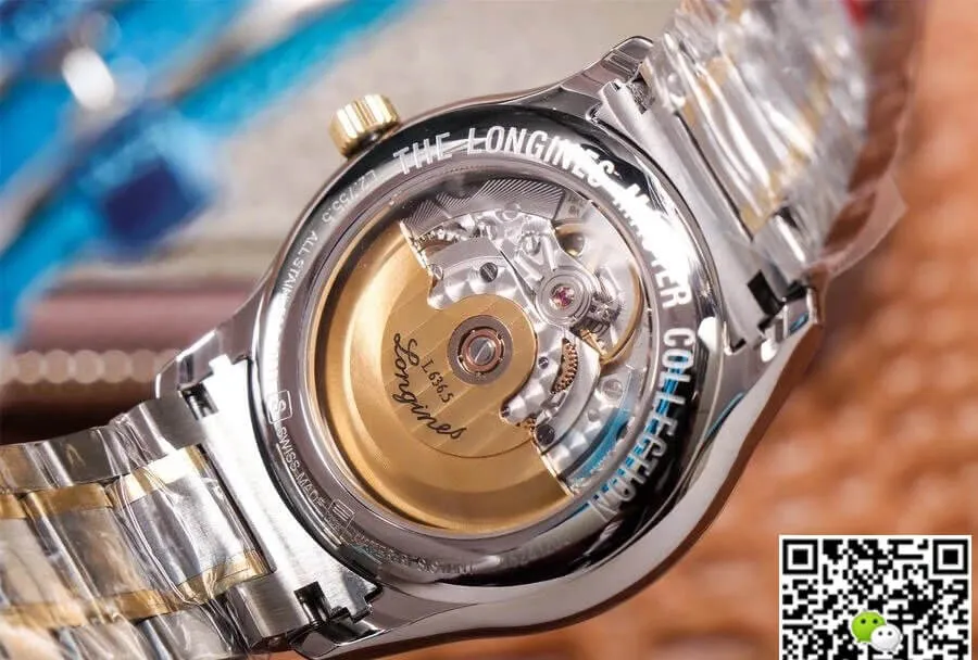 Longines Master Collection L2.755.5.57.7 KY factory 1:1 Best Edition Replica Watch Diamond-Set Bezel
